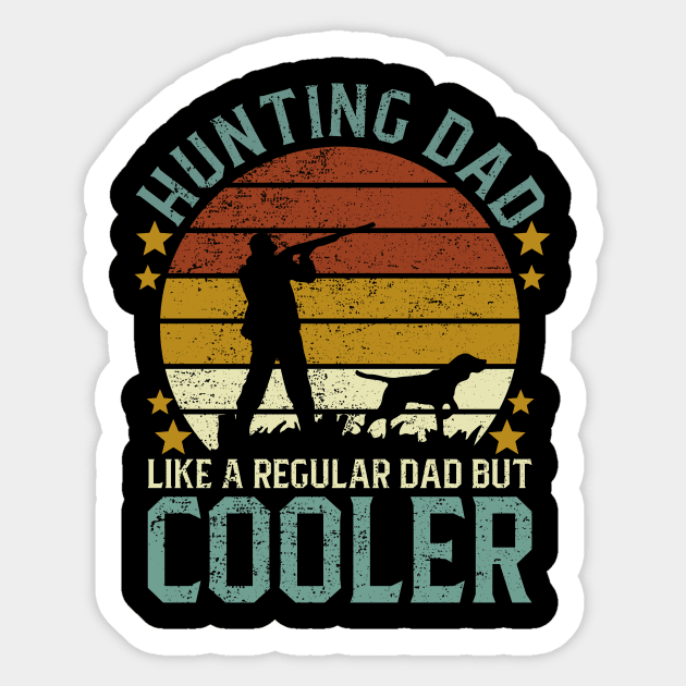 Shotgun Hunting Dad Sticker by banayan